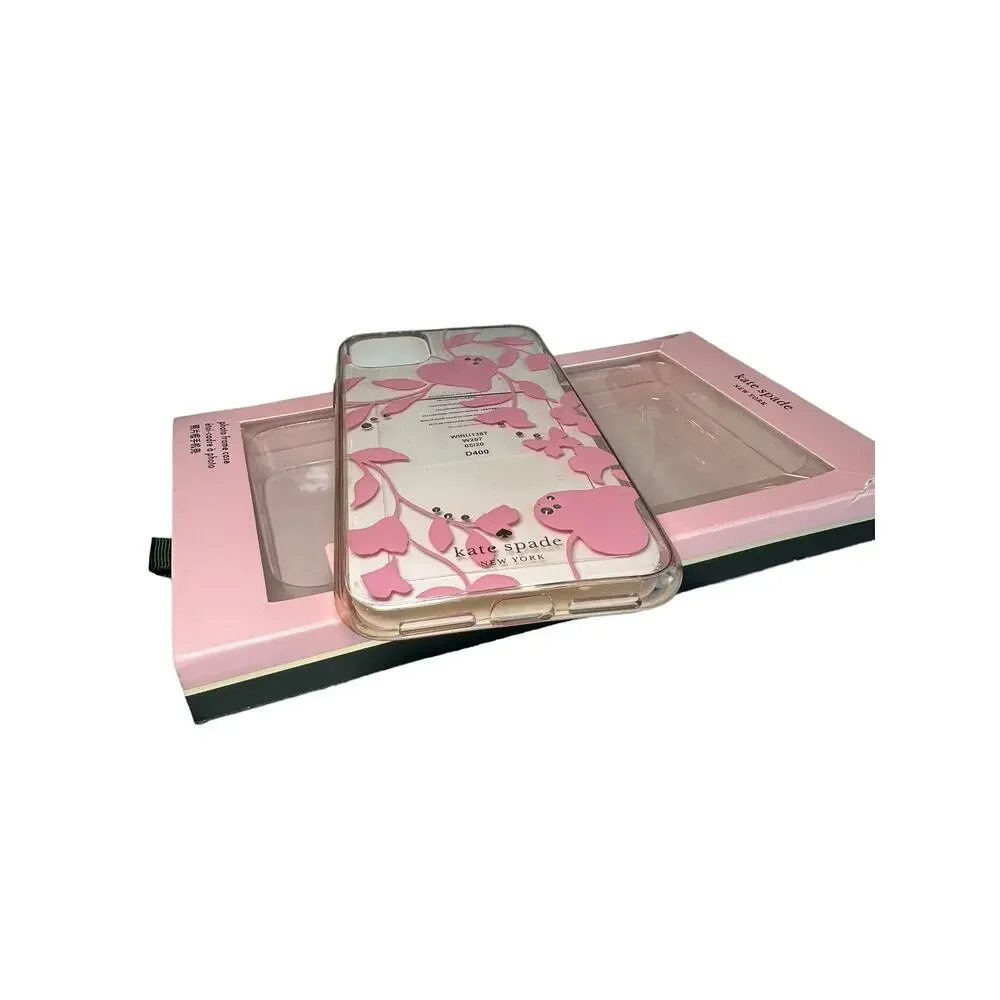Kate Spade garden photo frame iphone 11 Pro Max clear pink Case - Pre owned